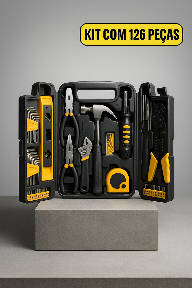 Kit de Ferramentas 126 peças