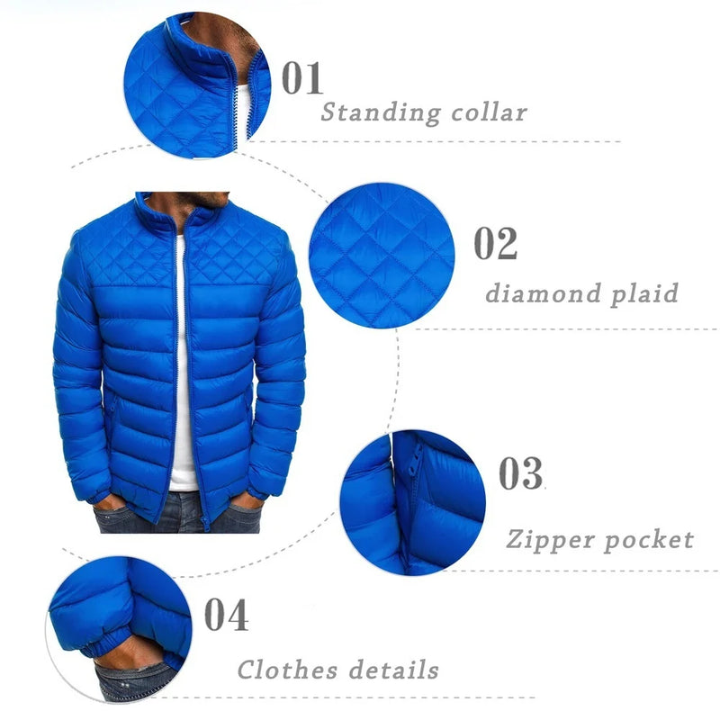 Jaqueta Masculina Puffer Impermeável