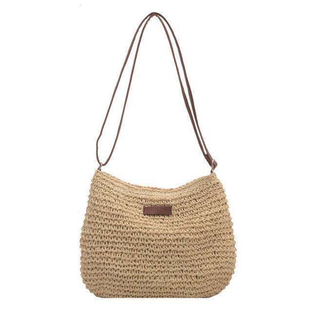 Bolsa de Palha Trançada Artesanal -  Tropical (Compre 01 Leve 02)
