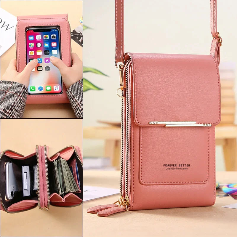 Bolsa Crossbody com Tela Touch Antifurto Para Celular Bolsa Crossbody com Tela Touch Antifurto Para Celular KITO MAGAZINE 