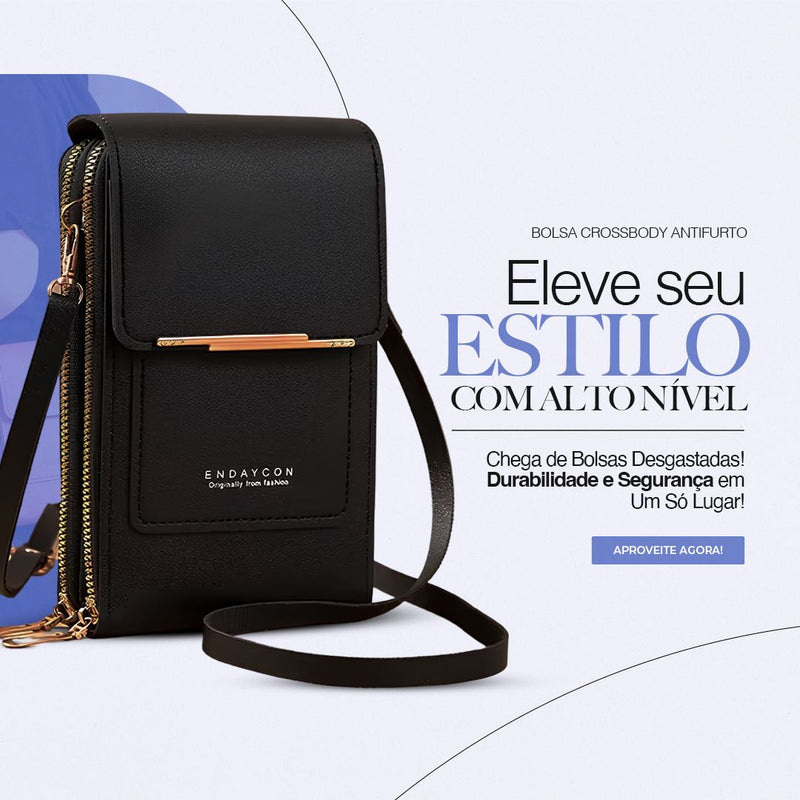 Bolsa Crossbody com Tela Touch Antifurto Para Celular Bolsa Crossbody com Tela Touch Antifurto Para Celular KITO MAGAZINE 