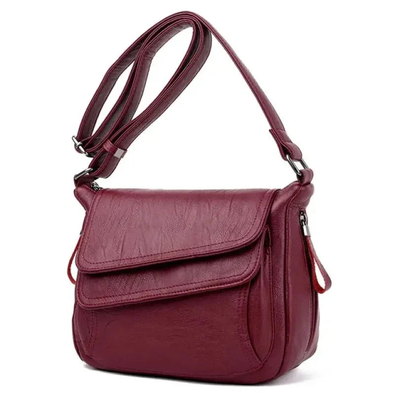 Bolsa Transversal Feminina Couro Kito Magazine 