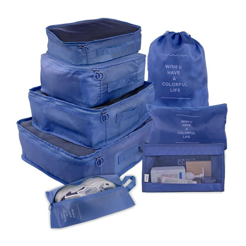 Bolsas Organizadoras Premium Kit - Compre 5 Leve 8 Kit com Bolsas Organizadoras Premium - Compre 5 Leve 8 kito magazine Azul Marinho 