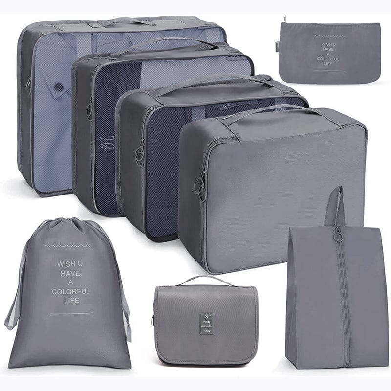 Bolsas Organizadoras Premium Kit - Compre 5 Leve 8 Kit com Bolsas Organizadoras Premium - Compre 5 Leve 8 kito magazine Cinza 