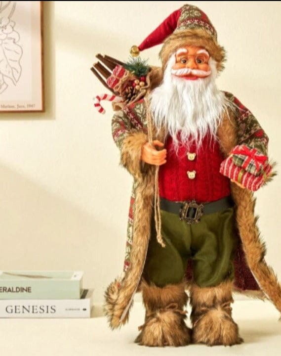 Boneco de Papai Noel Grande Decoração de Natal Casa e Jardim - Boneco de Papai Noel Grande Decoração de Natal KITO MAGAZINE PN02 