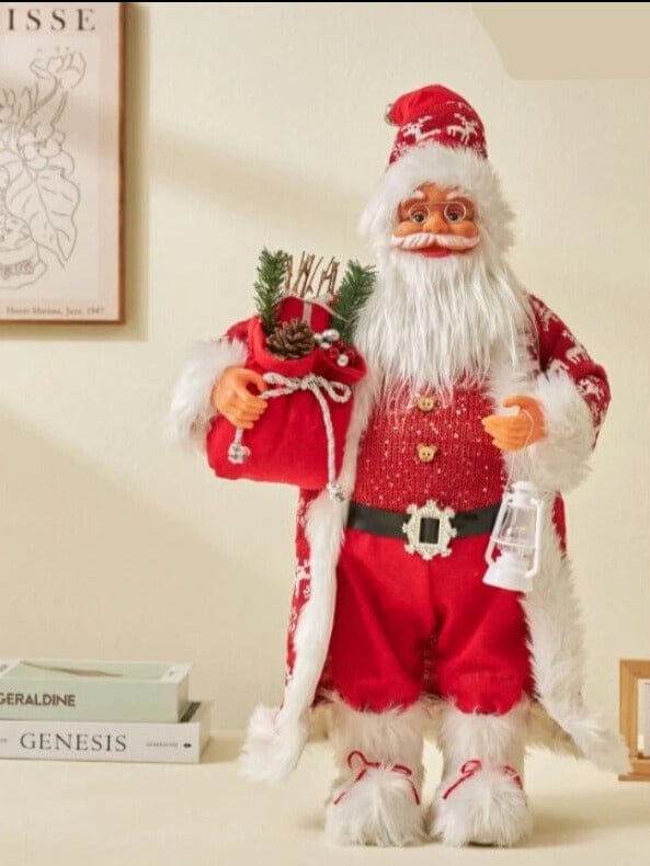 Boneco de Papai Noel Grande Decoração de Natal Casa e Jardim - Boneco de Papai Noel Grande Decoração de Natal KITO MAGAZINE PN03 