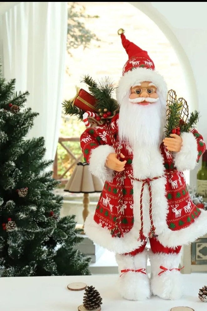 Boneco de Papai Noel Grande Decoração de Natal Casa e Jardim - Boneco de Papai Noel Grande Decoração de Natal KITO MAGAZINE PN06 