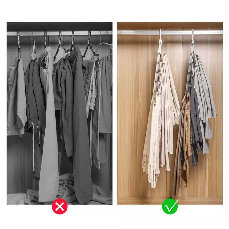 Cabide para Calça Multifuncional 6 em 1 Quarto - Cabide para Calça Multifuncional 6 em 1 Kito Magazine 