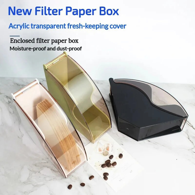 Caixa de Armazenamento para Filtro de Café - À Prova de Poeira Cozinha - Caixa de Armazenamento para Filtro de Café - À Prova de Poeira KITO MAGAZINE 