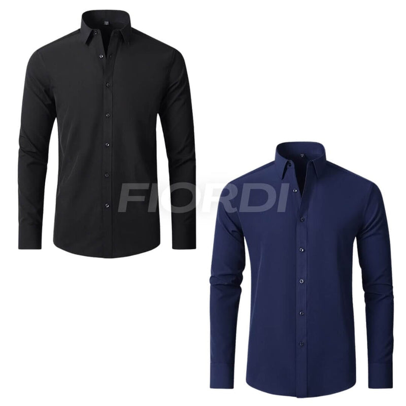 Camisa Social - Ultra Tech™ (COMPRE 1 & LEVE 2) Camisa Social - Ultra Tech™ (COMPRE 1 & LEVE 2) kito magazine Azul Marinho Preta P