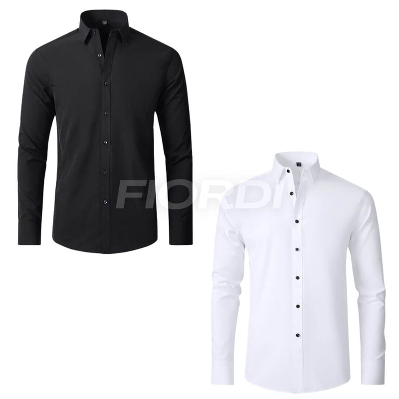 Camisa Social - Ultra Tech™ (COMPRE 1 & LEVE 2) Camisa Social - Ultra Tech™ (COMPRE 1 & LEVE 2) kito magazine Branca Preta P