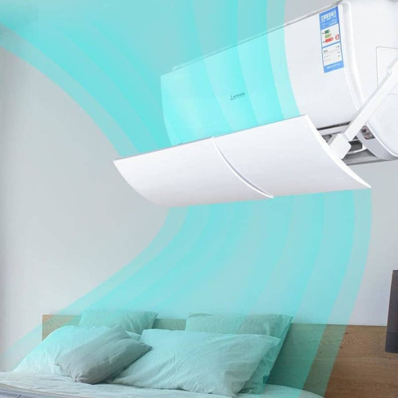 Defletor para Ar Condicionado - AirFlow Climatização e Ventilação - Defletor para Ar Condicionado AirFlow Kito Magazine Branco 