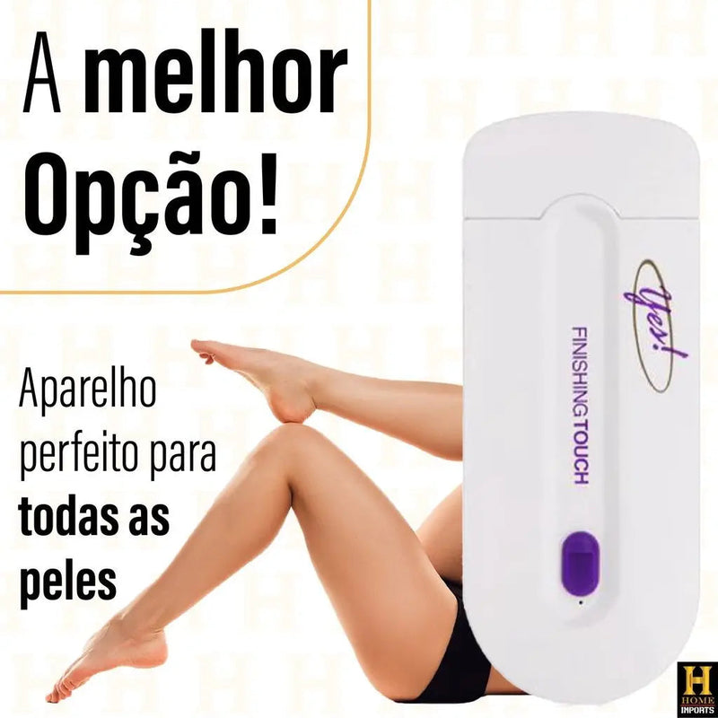 Depilador Feminino Indolor 2 em 1 - LaserFlex + [Brinde Exclusivo] Depilador Feminino Indolor 2 em 1 - LaserFlex KITO MAGAZINE 