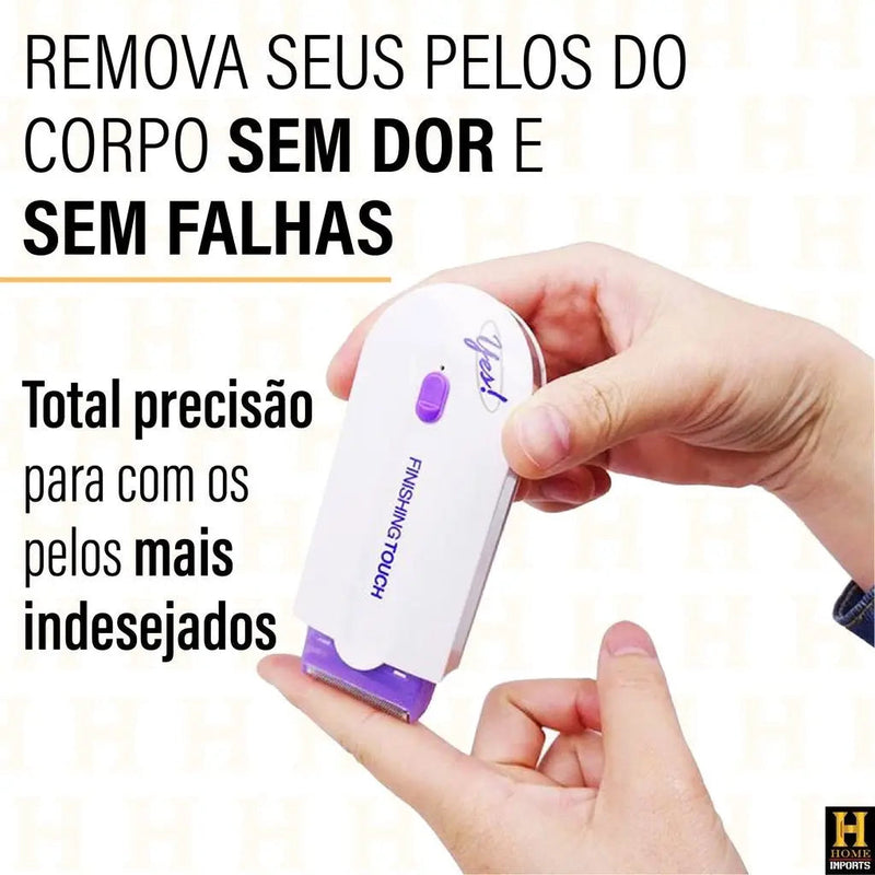 Depilador Feminino Indolor 2 em 1 - LaserFlex + [Brinde Exclusivo] Depilador Feminino Indolor 2 em 1 - LaserFlex KITO MAGAZINE 