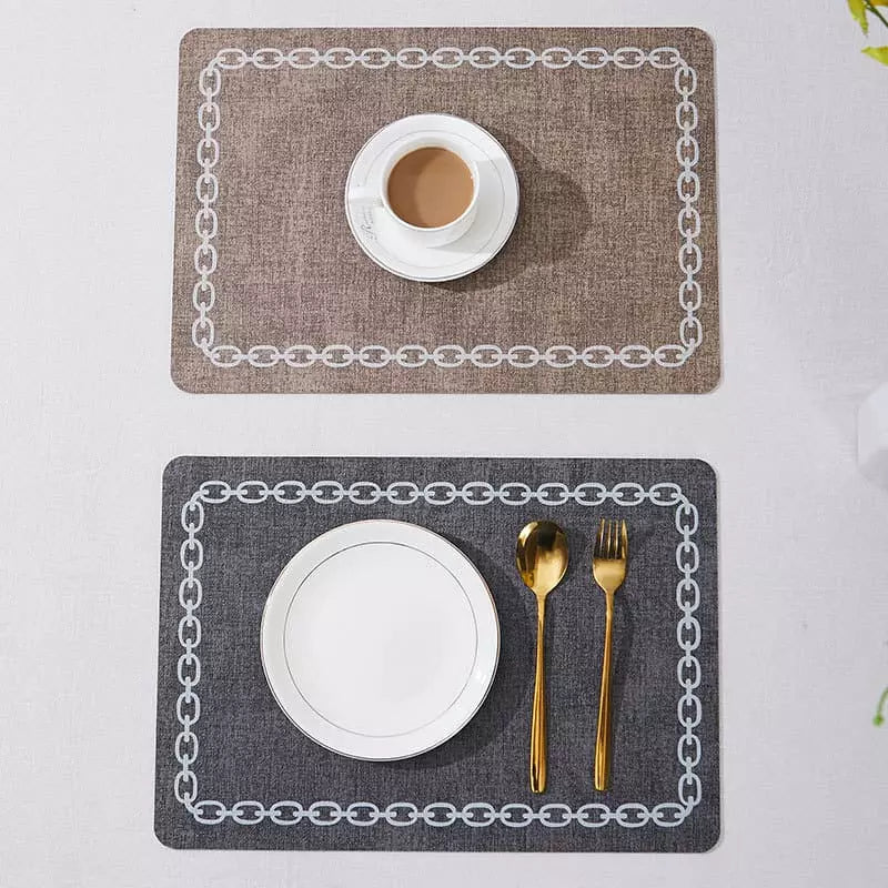 Jogo Americano Kit Descanso de Prato Quadrado Decorativo Mesa Posta - Jogo Americano Kit Descanso de Prato Quadrado Decorativo Kito Magazine 