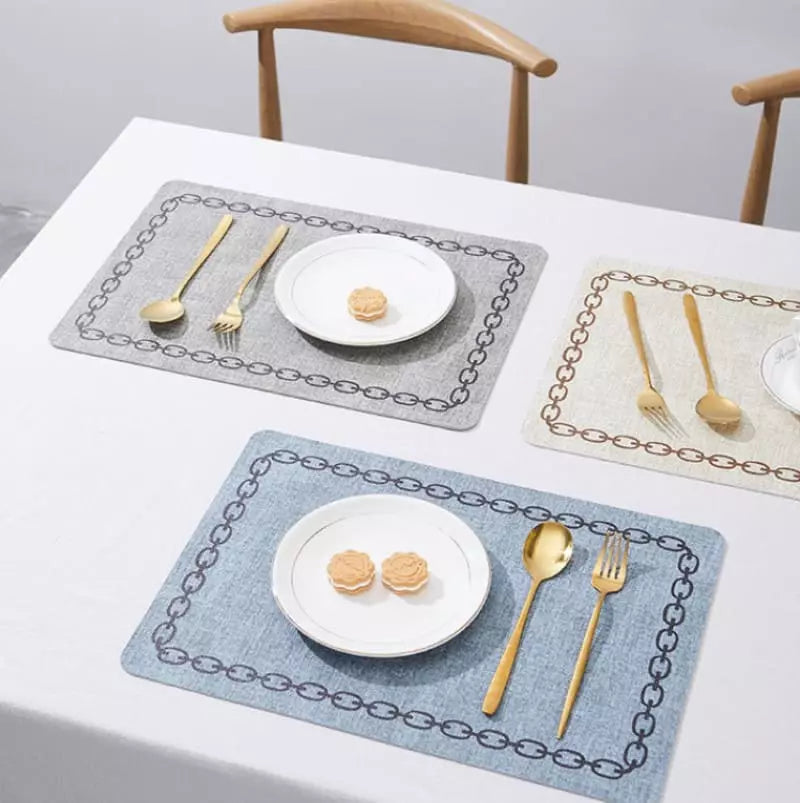 Jogo Americano Kit Descanso de Prato Quadrado Decorativo Mesa Posta - Jogo Americano Kit Descanso de Prato Quadrado Decorativo Kito Magazine 