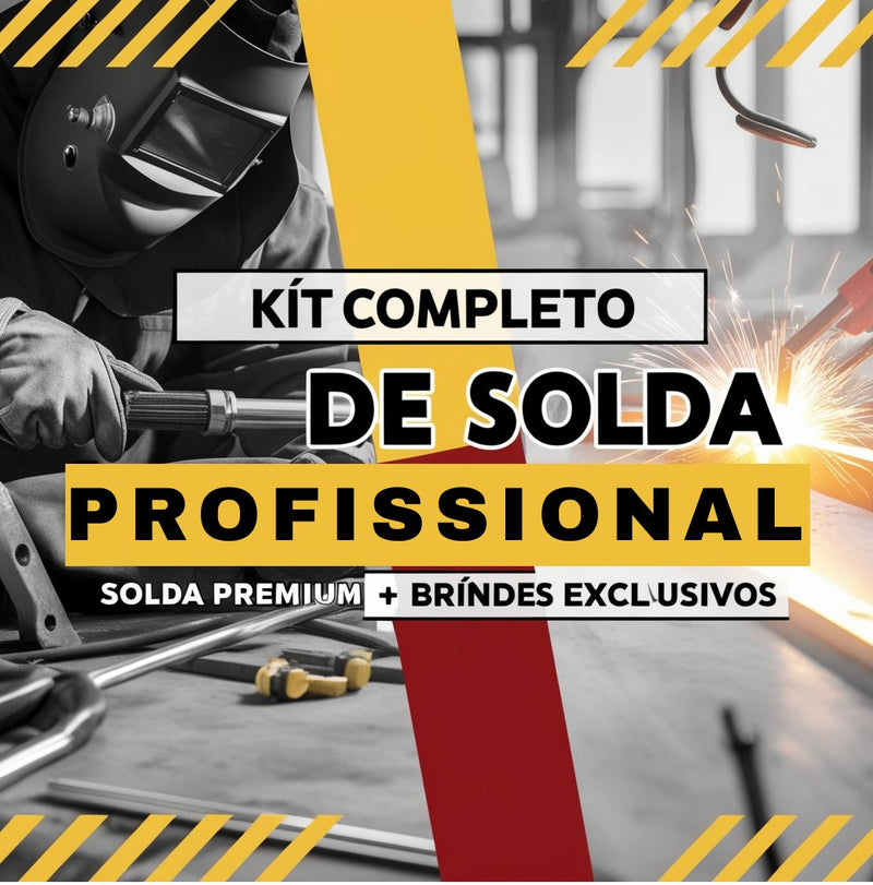 Kit Completo de Solda Profissional - Solda Premium + Brindes Exclusivos Kit Completo de Solda Profissional - Solda Premium + Brindes Exclusivos Kito Magazine 