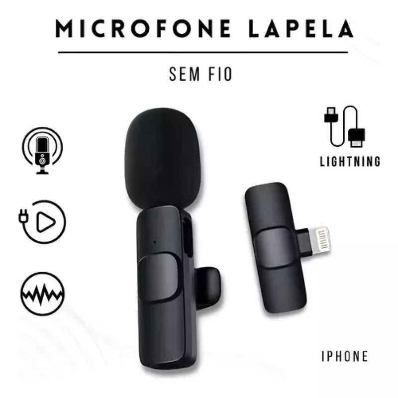 Microfone de lapela sem fio Sonus Pro [PAGUE 1 E LEVE 2] Microfone de lapela sem fio Sonus Pro [LEVE 2 E PAGUE 1] KITO MAGAZINE 