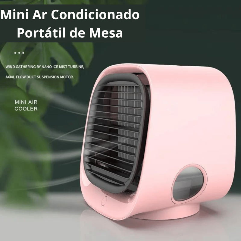 Mini Ar Condicionado Portátil de Mesa Climatização e Ventilação - Mini Ar Condicionado KITO MAGAZINE 