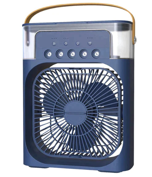 Mini Ventilador e Humidificador de Ar Portátil Climatização e Ventilação - Ventilador Portátil e Humidificador de Ar Kito Magazine Azul 