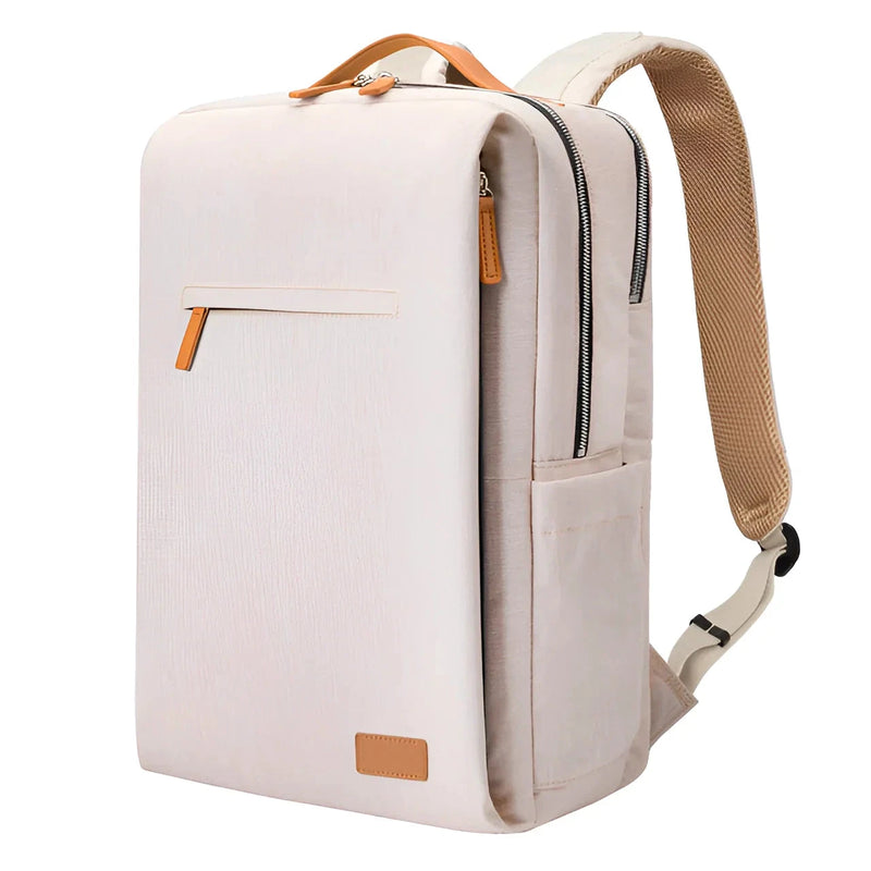 Mochila Contemporânea SmarTravel PRO Cabo USB para Trabalho Faculdade Viagem - Promoção de Dezembro Kito Magazine Creme 