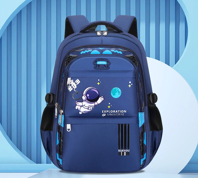 Mochila Ortopédica Infantil Astronauta Mochila Ortopédica Infantil Astronauta KITO MAGAZINE Azul Grande 