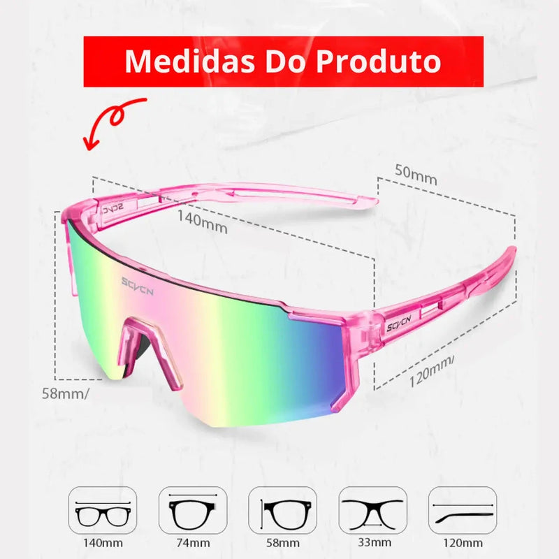 Óculos de Sol Feminino Cosmos Proteção UV400 com Lente Polarizada e Anti-reflexo Kito Magazine 