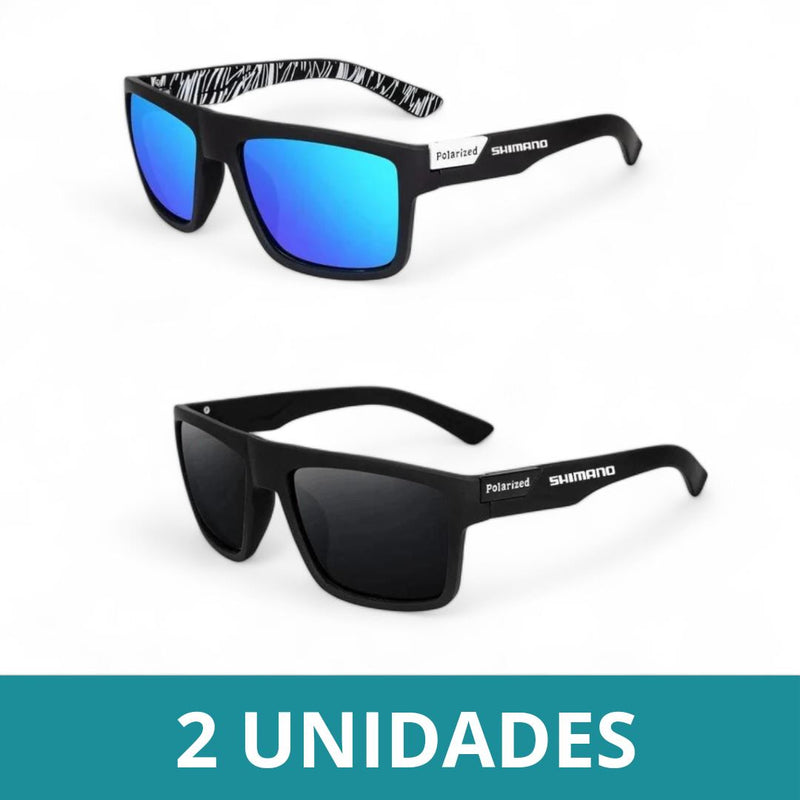 Óculos de Sol Polarizado Shimano Air™ [COMPRE 1 LEVE 2] Óculos de Sol Polarizado Shimano Air™ [COMPRE 1 LEVE 2] Kito Magazine Azul / Preto 