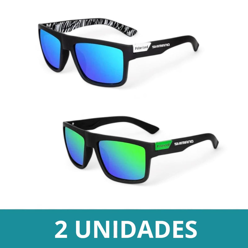 Óculos de Sol Polarizado Shimano Air™ [COMPRE 1 LEVE 2] Óculos de Sol Polarizado Shimano Air™ [COMPRE 1 LEVE 2] Kito Magazine Azul / Verde 