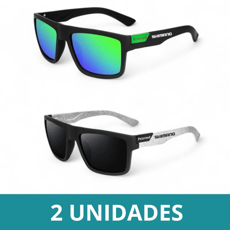 Óculos de Sol Polarizado Shimano Air™ [COMPRE 1 LEVE 2] Óculos de Sol Polarizado Shimano Air™ [COMPRE 1 LEVE 2] Kito Magazine Verde / Branco 