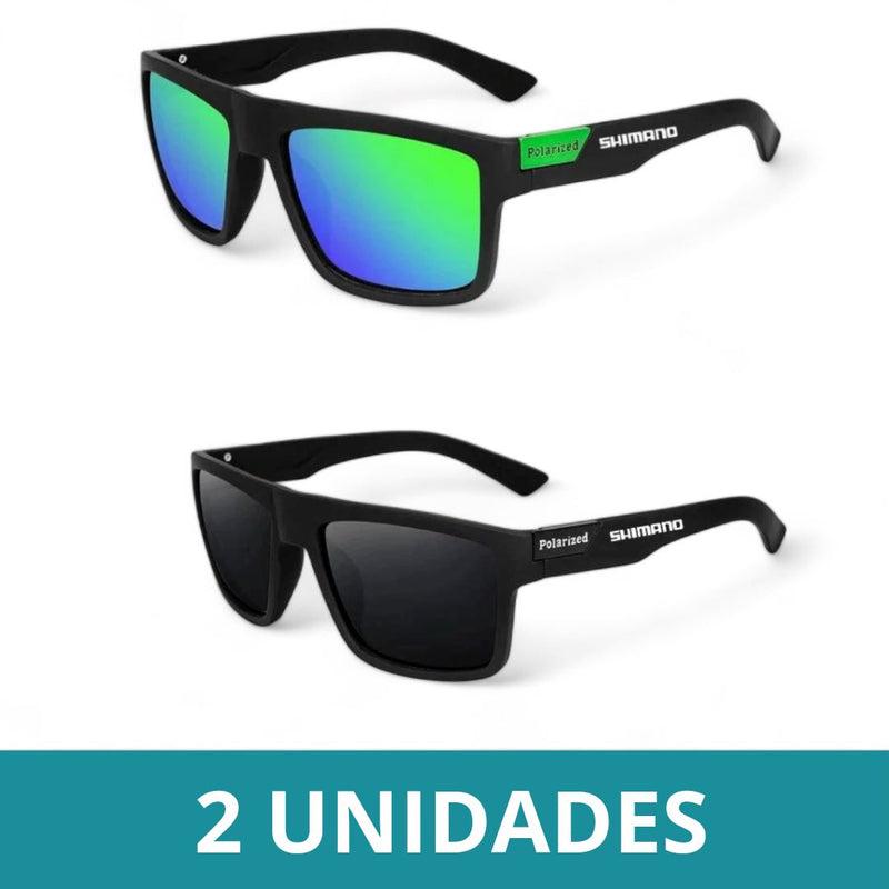 Óculos de Sol Polarizado Shimano Air™ [COMPRE 1 LEVE 2] Óculos de Sol Polarizado Shimano Air™ [COMPRE 1 LEVE 2] Kito Magazine Verde / Preto 