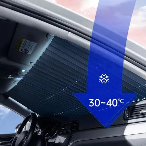 Protetor Solar Automotivo Retrátil com Proteção UV - SolarShield Kito Magazine 