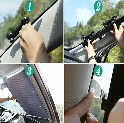 Protetor Solar Automotivo Retrátil com Proteção UV - SolarShield Kito Magazine 
