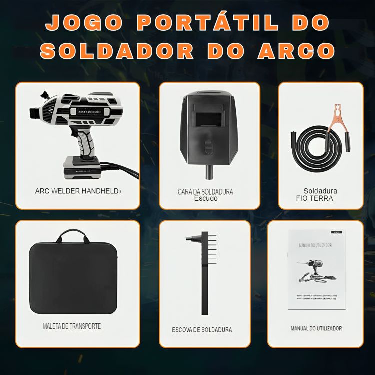 SparkPro™ – Soldador Profissional Portátil 5 em 1 + Brindes (Capacete e Luva) SparkPro™ – Soldador Profissional Portátil 5 em 1 + Brindes (Capacete e Luva) Kito Magazine 