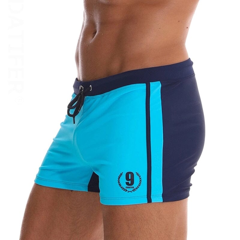 Sunga Boxer Masculina Bain None Vestuario Masculino - Sunga Boxer Masculina Bain None KITO MAGAZINE Azul M 