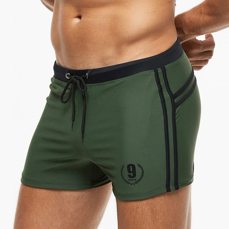 Sunga Boxer Masculina Bain None Vestuario Masculino - Sunga Boxer Masculina Bain None KITO MAGAZINE Verde M 