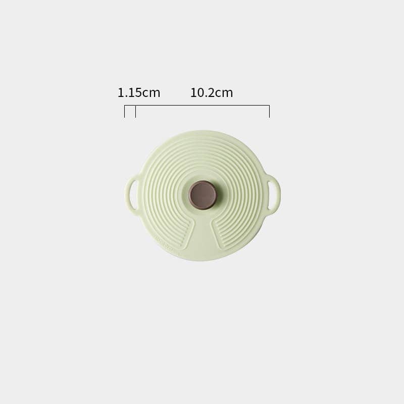 Tampa de Silicone Universal Dobrável para Micro-ondas Cozinha - Tampa de Silicone Universal Dobrável para Micro-ondas Kito Magazine Verde Verde (12.5cm) 