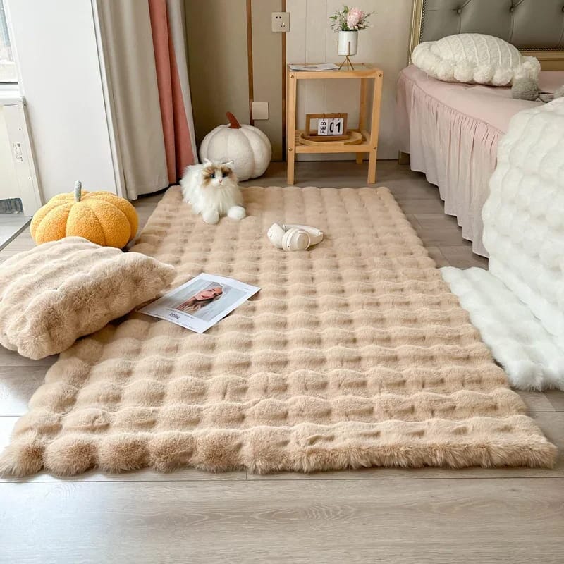 Tapete Para Sala Peludo Quarto Pelúcia Antiderrapante Quarto - Tapete Para Sala Peludo Quarto Pelúcia Antiderrapante kito magazine 